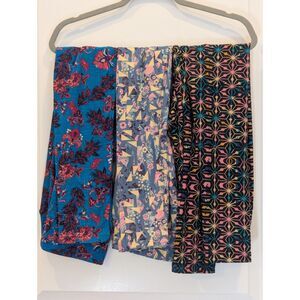 🦄 LuLaRoe Leggings Trio Bundle! 3 Pairs - ONE SIZE - Like New!